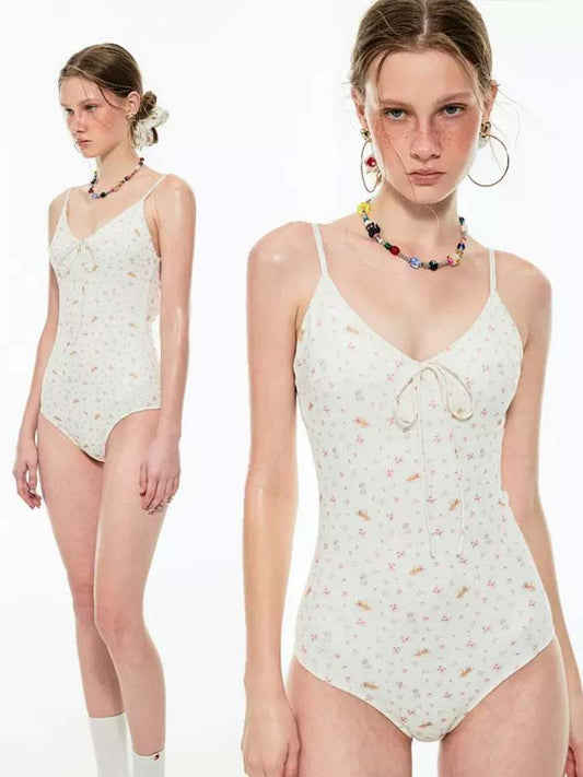 Animama L Fower Print Siming Onee Piece Swim Swim Swim Swim [S000009170]