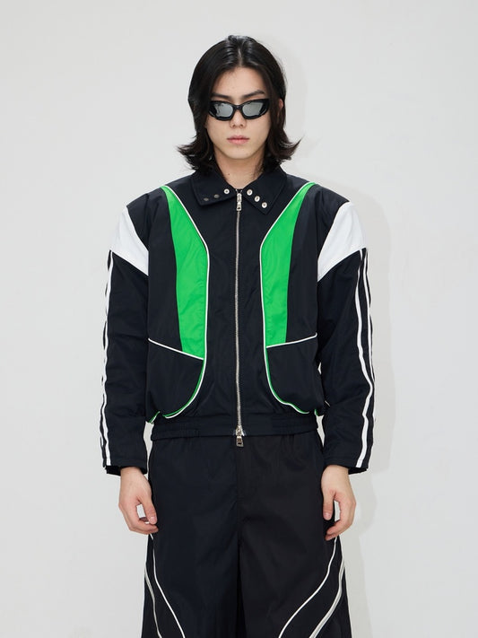 Contrast Color Casual Sports Splicing Jacket &amp; Pants【s0000004204】