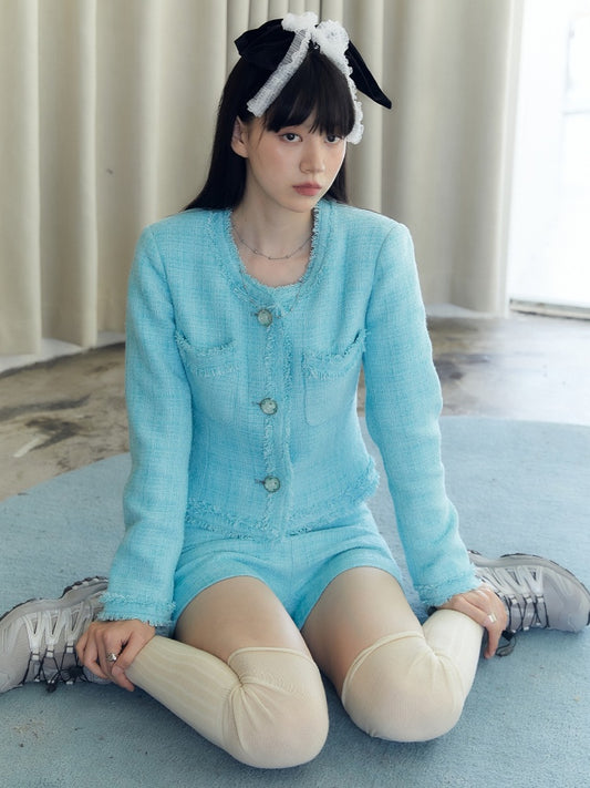 Retro Showa Style Tweed Jacket Setup【s0000003580】