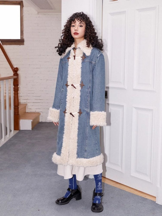 Cowboy Patchwork Fur Coat【s0000005132】