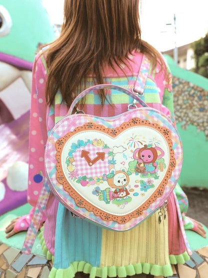 Cute illustration backpack【s0000003725】