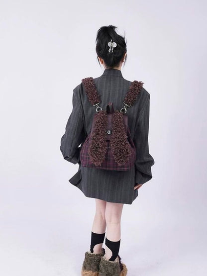 Large capacity bunny school bag【s0000003477】