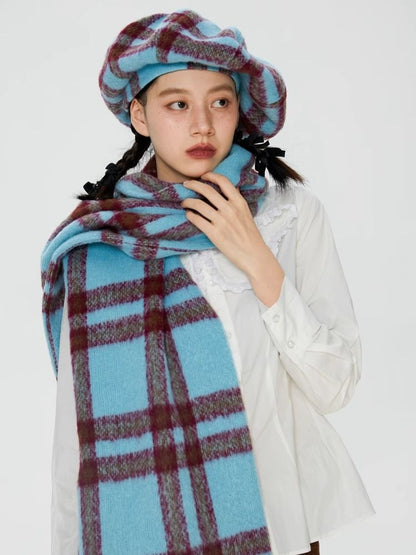 Tweed Oversized Cloud Beret【s0000006248】