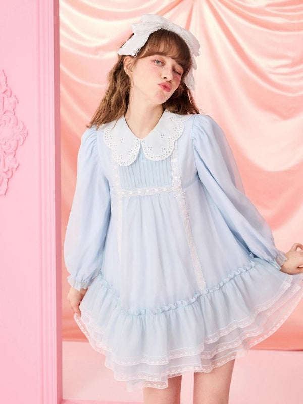 Three-layer lace skirt【s0000006959】