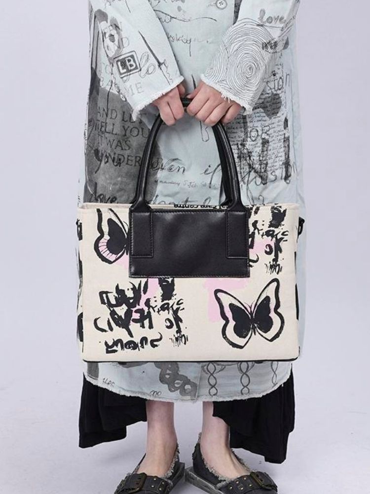 One-shoulder diagonal tote bag【s0000003312】