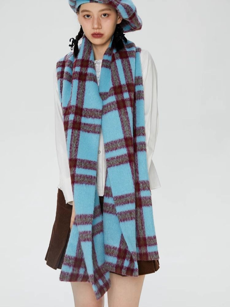 Oversized Tweed Styling Thick Scarf【s0000006249】 