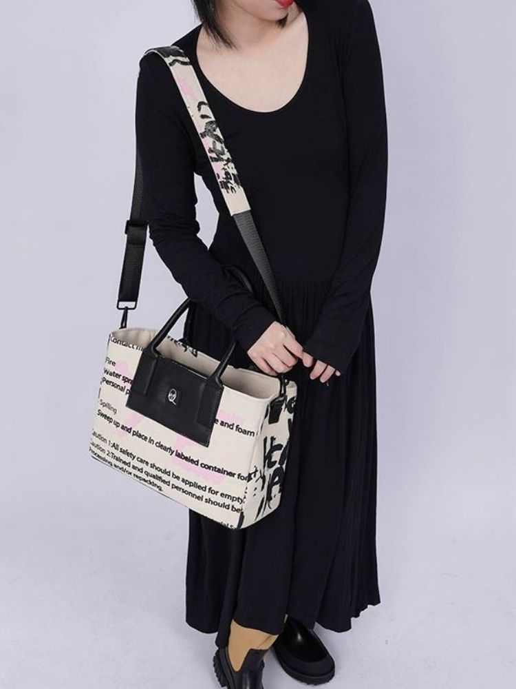 One-shoulder diagonal tote bag【s0000003312】