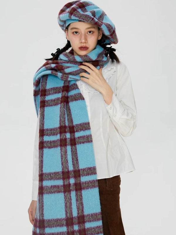 Oversized Tweed Styling Thick Scarf【s0000006249】