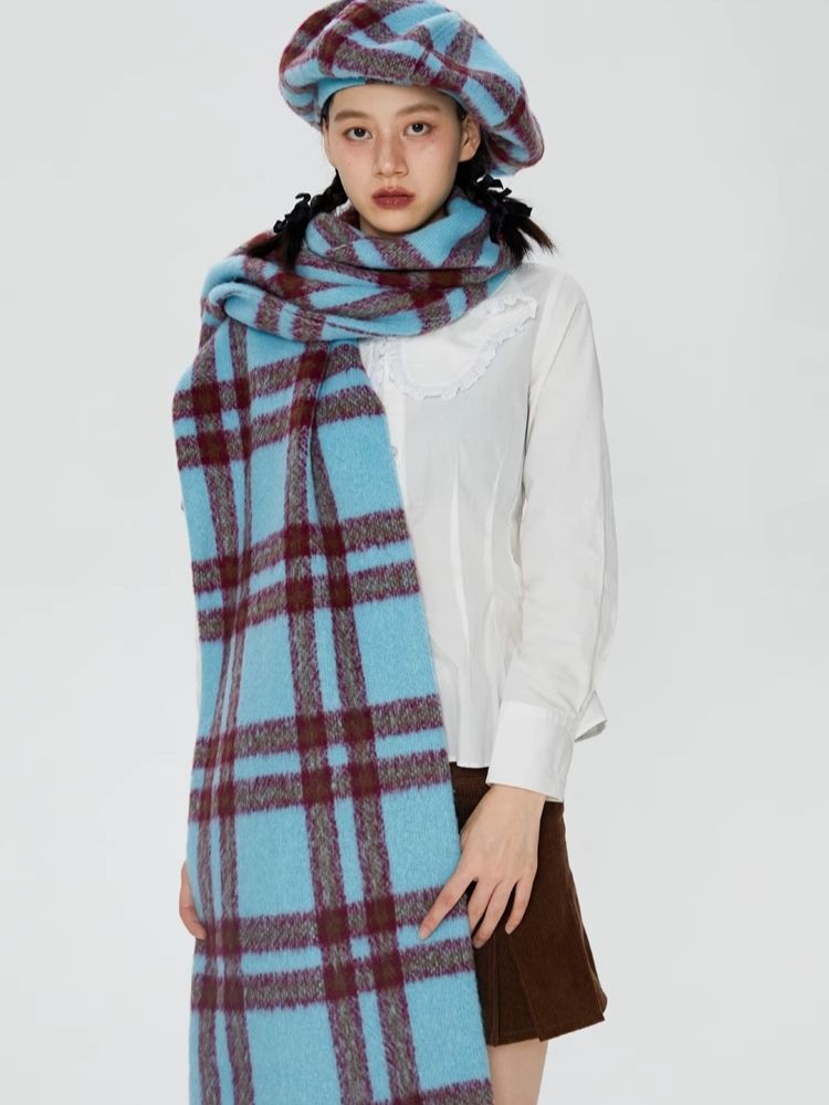 Oversized Tweed Styling Thick Scarf【s0000006249】 