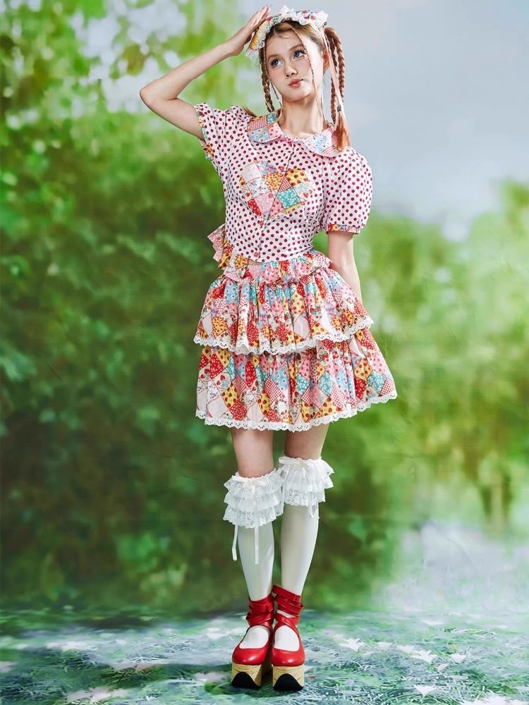 Lolita Cute Childish Girl Niche Short Sleeve Shirt [s0000008237