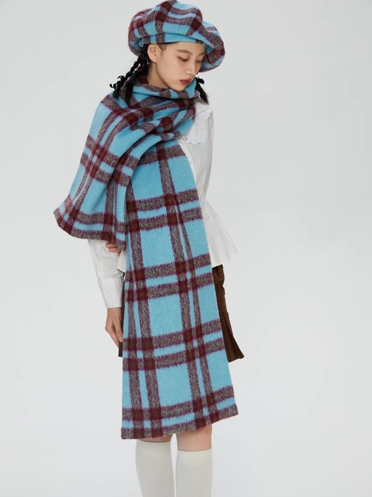 Oversized Tweed Styling Thick Scarf【s0000006249】 