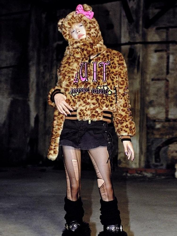 Leopard Print Embroidered Jacket【s0000004818】