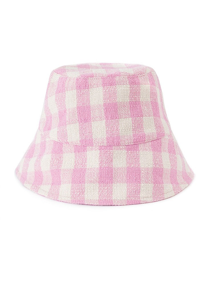 Gingham Check Ruffle Apron Dress &amp; Hat【s0000003541】