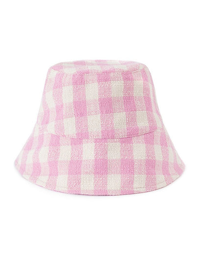 Gingham Check Ruffle Apron Dress &amp; Hat【s0000003541】