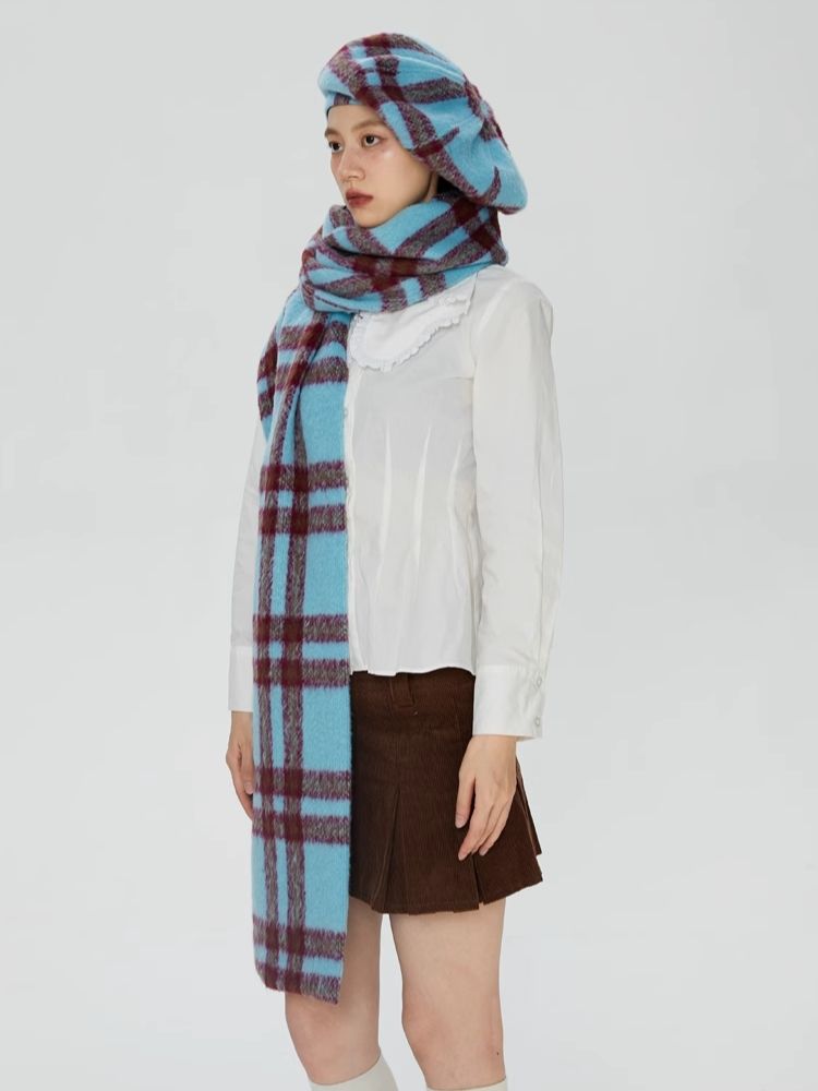 Oversized Tweed Styling Thick Scarf【s0000006249】 