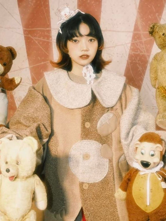 Patchwork embroidered coat【s0000003610】