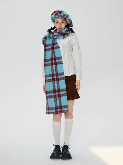 Oversized Tweed Styling Thick Scarf【s0000006249】 