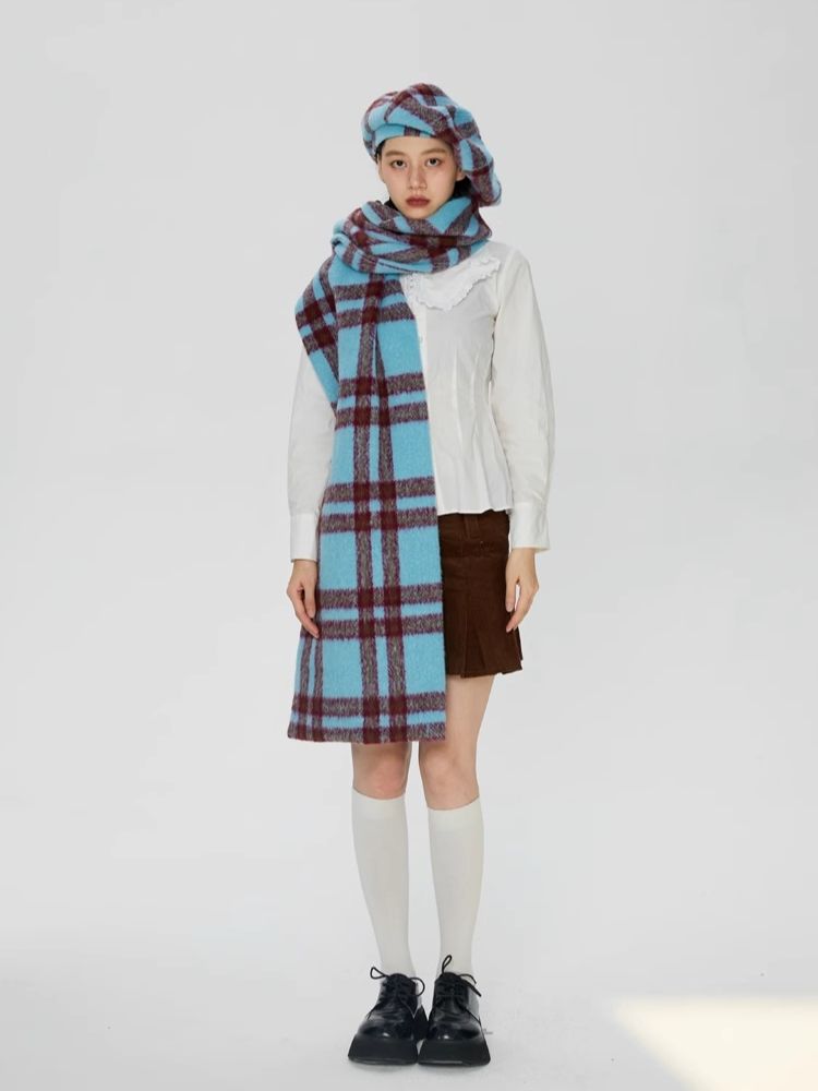 Oversized Tweed Styling Thick Scarf【s0000006249】 