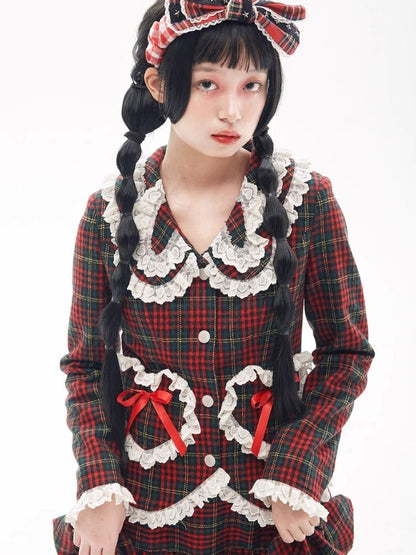 Retro sweet and cute Lolita blouse high-class sense of niche jacket【s0000004270】