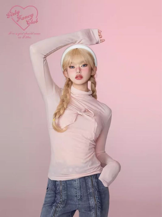 Lace Inner Two Sheer Knit Sweater【s0000006346】