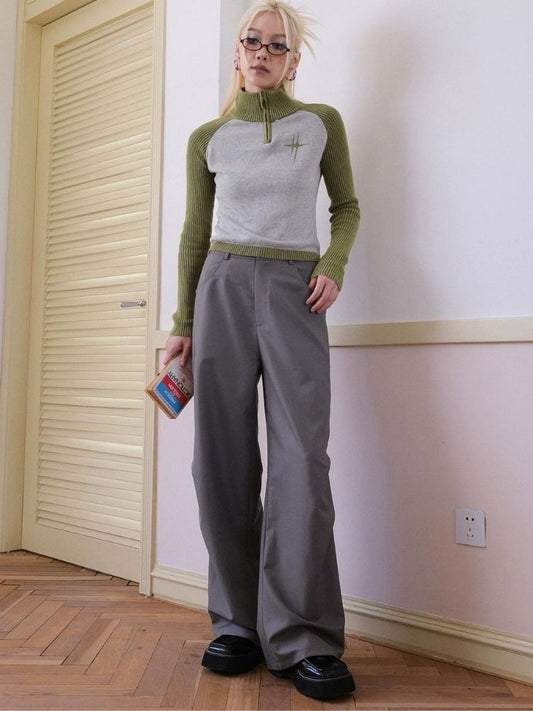 Autumn retro versatile long pants【s0000003398】