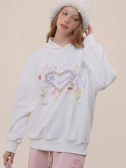 ziziFei Autumn/Winter New Beauty Ceremony Old Long Sleeve Jacket Pine Clothes Love Heart Heavy Cross Hat Clothes Woman