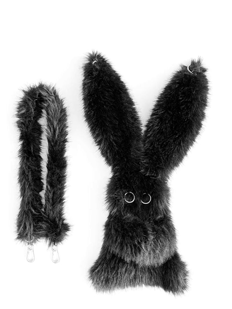 Big Eye Bunny Fluffy Crossbody Bag [s0000005212]