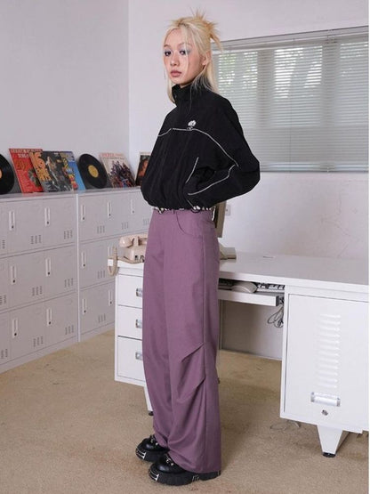 Autumn retro versatile long pants【s0000003398】