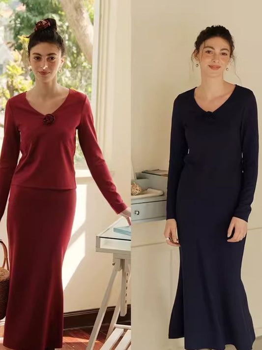 Little Sexy Floral V-Neck Top【s0000007500】