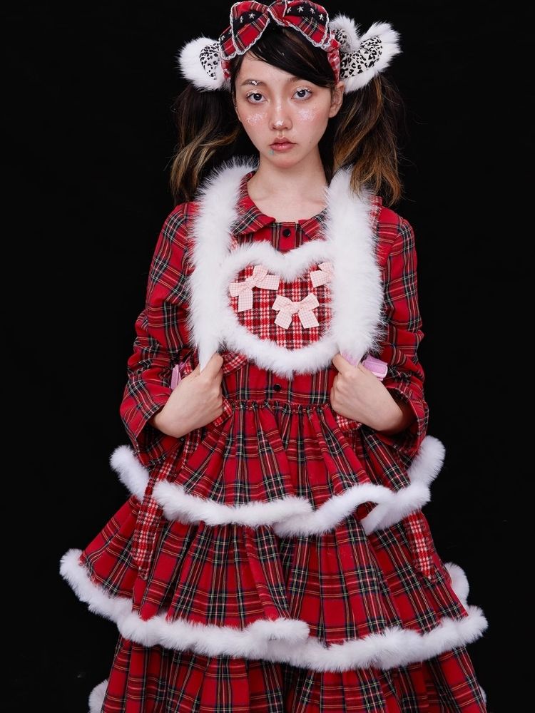 Lolita red christmas dress【s0000004034】