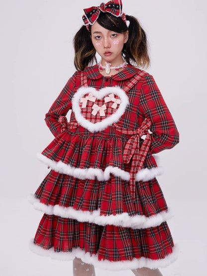 Lolita red christmas dress【s0000004034】