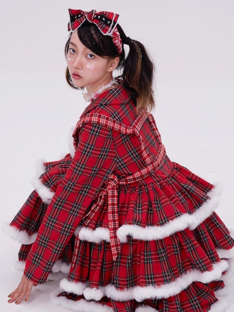 Lolita red christmas dress【s0000004034】