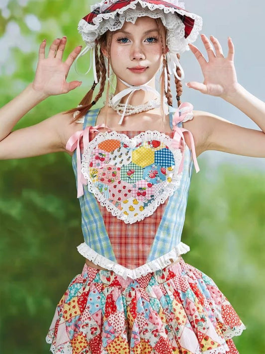 Sweet Corset Camisole Tank Top【s0000008228】