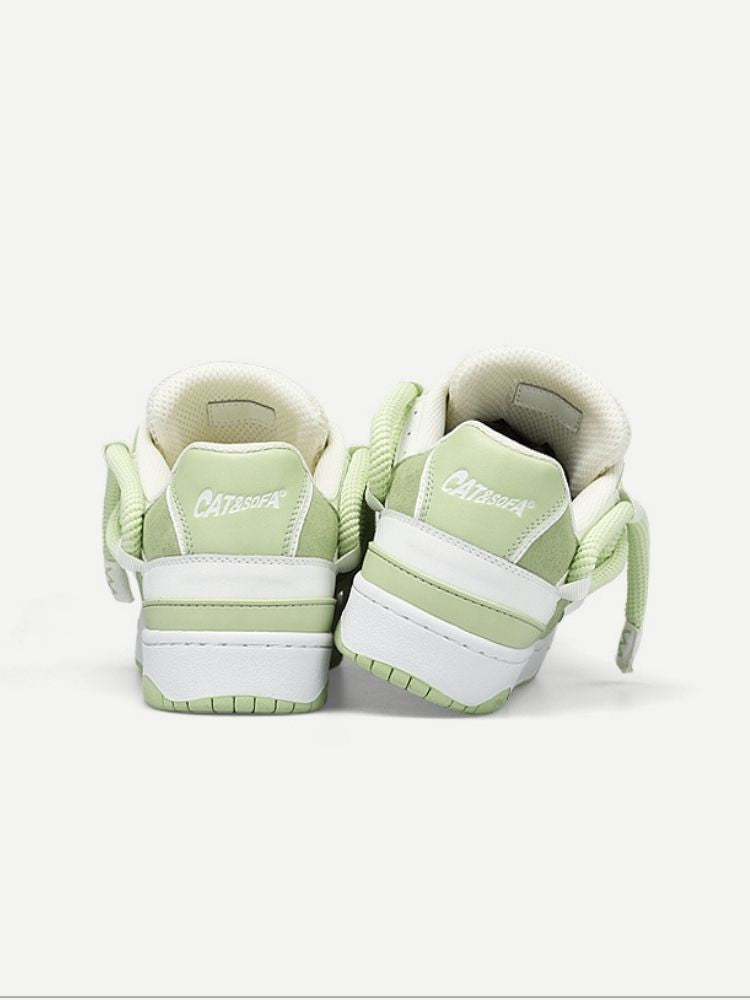 Fresh Lime Casual Sport Lace Up Sneakers [s0000002572]