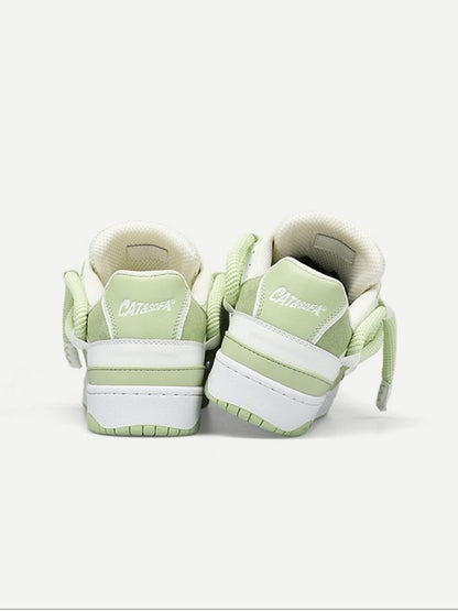 Fresh Lime Casual Sport Lace Up Sneakers【s0000002572】