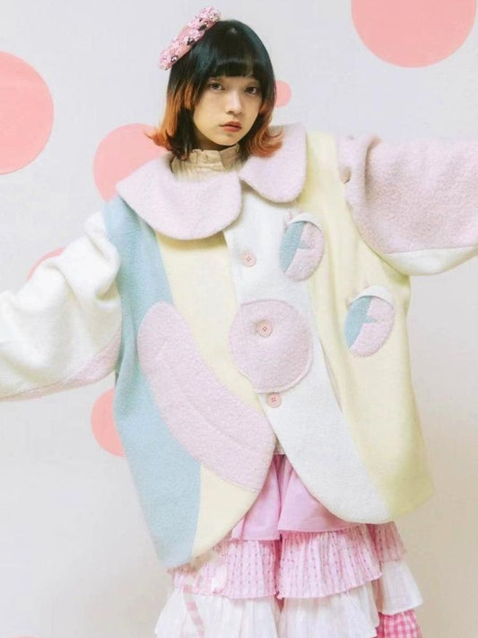 Asymmetric silhouette coat【s0000003609】