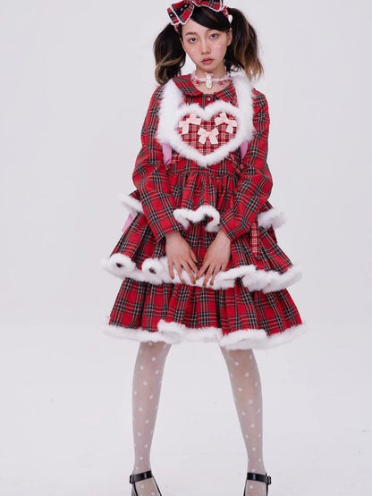 Lolita red christmas dress【s0000004034】