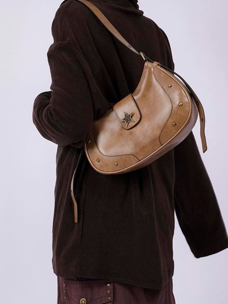 One-shoulder diagonal armpit bag [s0000003303] 