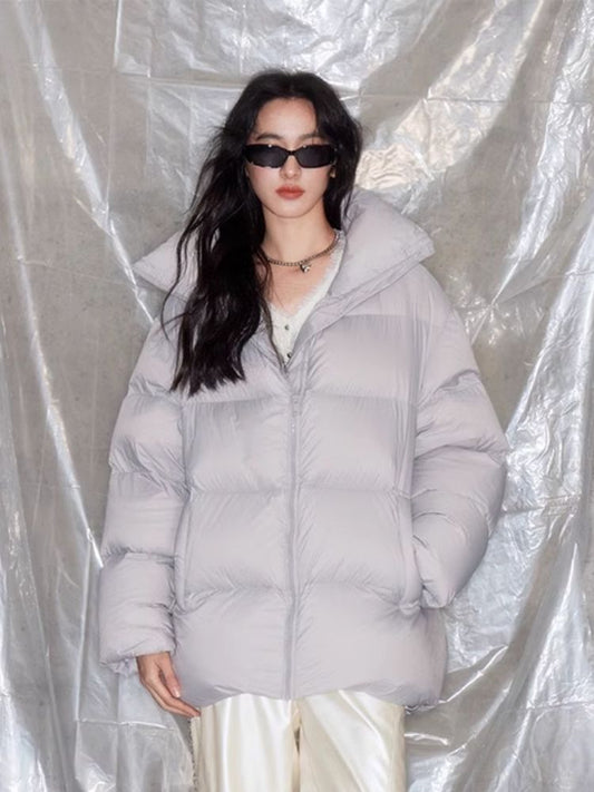 Quilted Standing Collar Light Down Jacket 【s0000005623】