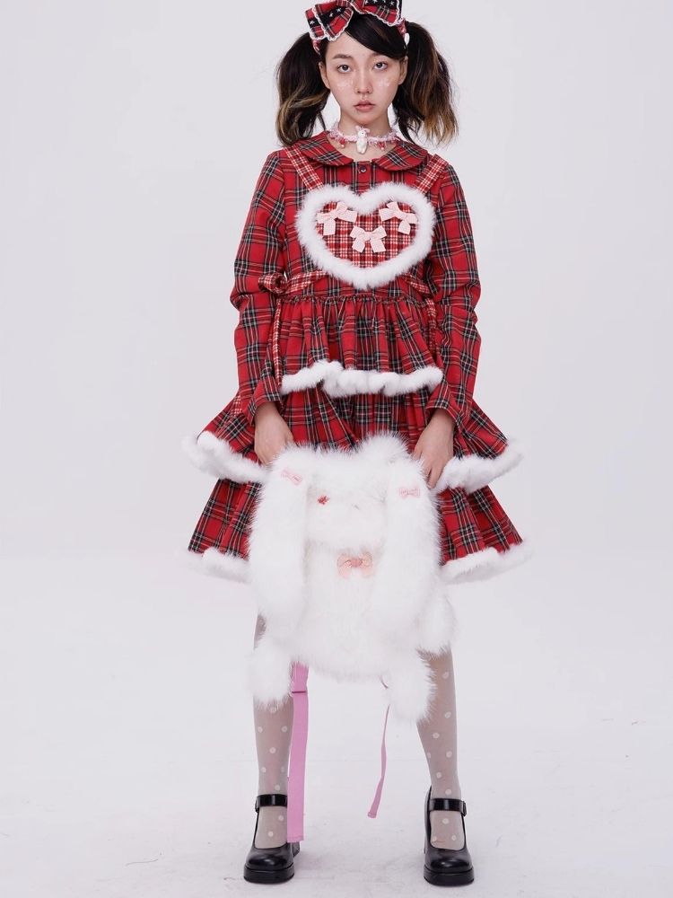 Lolita red christmas dress【s0000004034】