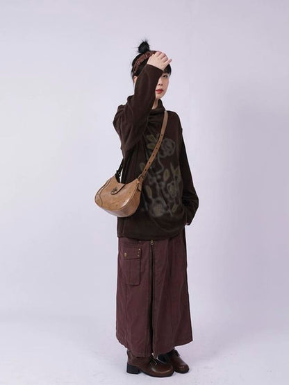 One-shoulder diagonal armpit bag [s0000003303] 