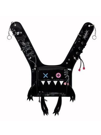 Bunny Monster Patent Leather Two-use Bag【s0000004811】