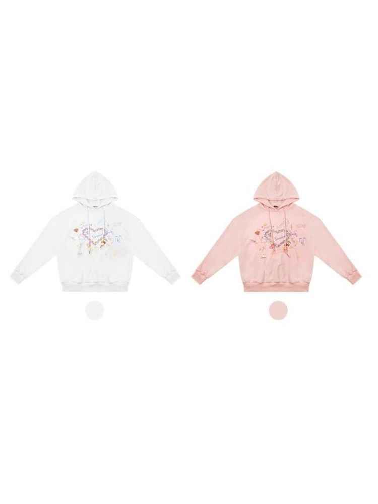 ziziFei Autumn/Winter New Beauty Ceremony Old Long Sleeve Jacket Pine Clothes Love Heart Heavy Cross Hat Clothes Woman