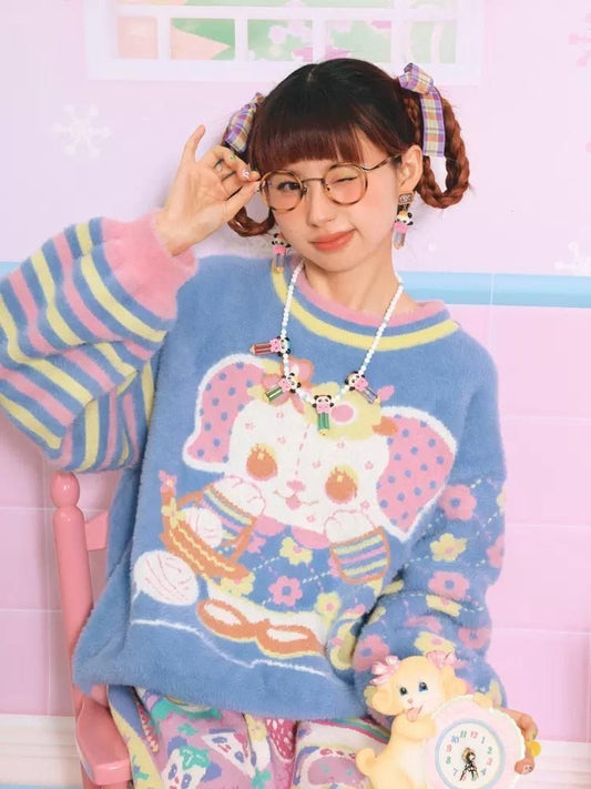 Plush Puppy Mink Hair Pullover Sweater【s0000006116】