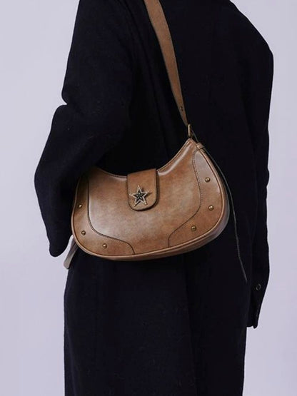 One-shoulder diagonal armpit bag [s0000003303] 