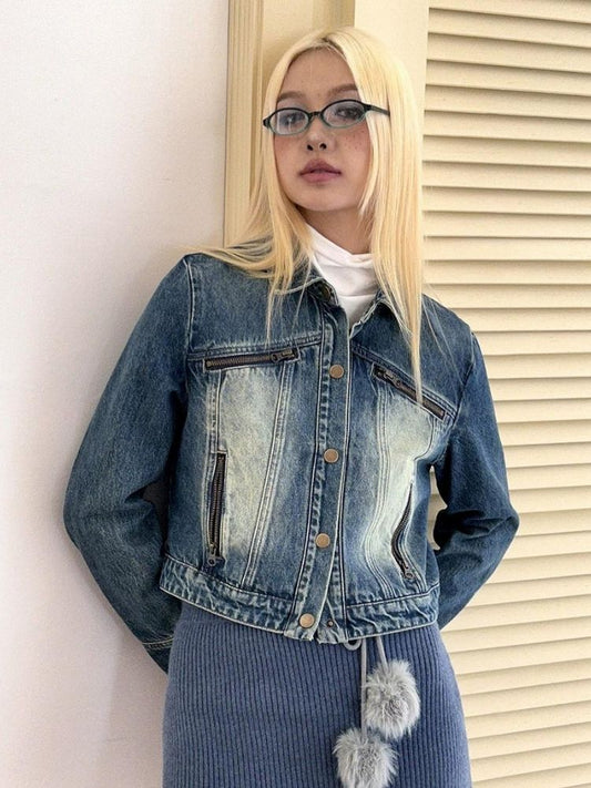 Denim short  jacket【s0000003386】