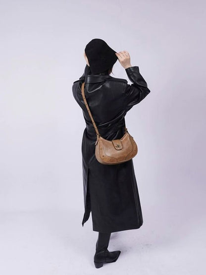 One-shoulder diagonal armpit bag [s0000003303] 