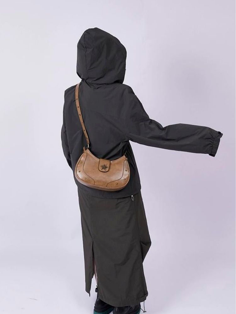 One-shoulder diagonal armpit bag [s0000003303] 