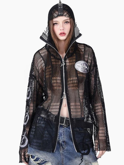 Double Pull Tops Genderless Y2K Jacket【s0000004827】