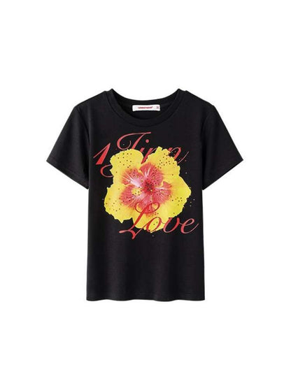 Summer Fruit Printed Loose T-Shirt【s0000009137】